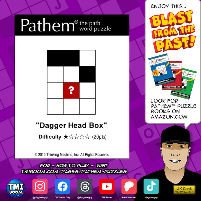Dagger Head Box - Pathem puzzle tease!