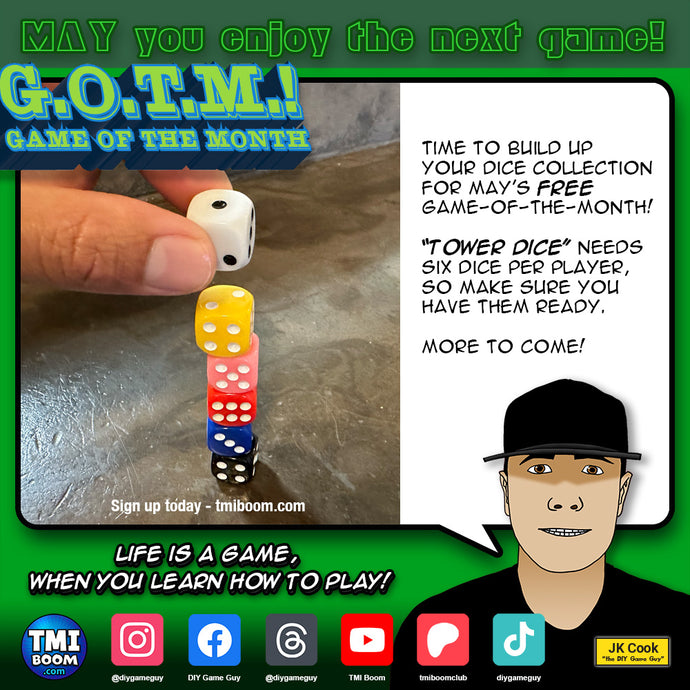 May's game-of-the-month...Tower Dice!