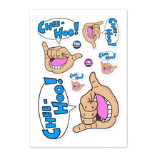 Load image into Gallery viewer, Chee-Hoo! sticker sheet