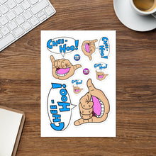 Load image into Gallery viewer, Chee-Hoo! sticker sheet