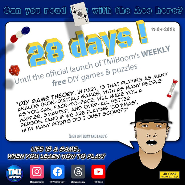 Welcome to the game...