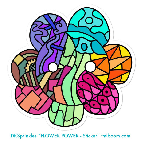 Flower Power sticker by DKSprinkles