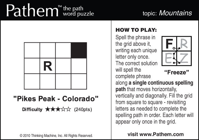Take a break from your screen and have your brain stretch with a fun word puzzle.