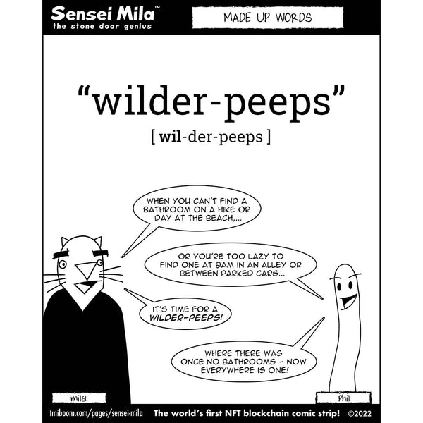 If you haven't taken a "wilder-peeps", you haven't lived enough.