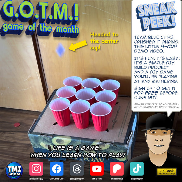 Our first DIY game build project!