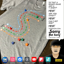 Load image into Gallery viewer, Sorry Not Sorry™ game board t-shirt