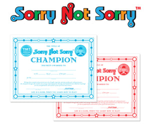 Sorry Not Sorry™ - the board game