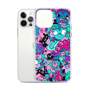 Donut Kitty iPhone Case  - "MOBBED UP" by DKSprinkles