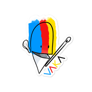 Eat Local : "RAINBOW SHAVE ICE" sticker / decal