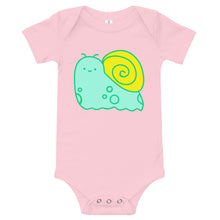 Load image into Gallery viewer, Donut Kitty - &quot;SNUGGLE SNAIL (BUBBLES)&quot; onesie by DK Sprinkles