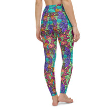 Load image into Gallery viewer, &quot;FLOWER POWER&quot; yoga leggings