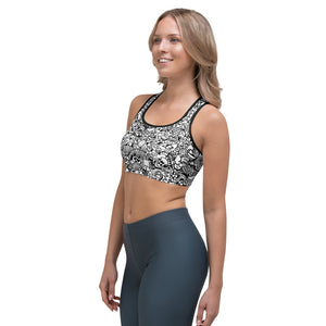 "B&W MOB" sports top by DK Sprinkles
