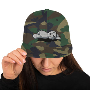 Sleep Creeps - "DEAD BUNNY" logo snapback hat